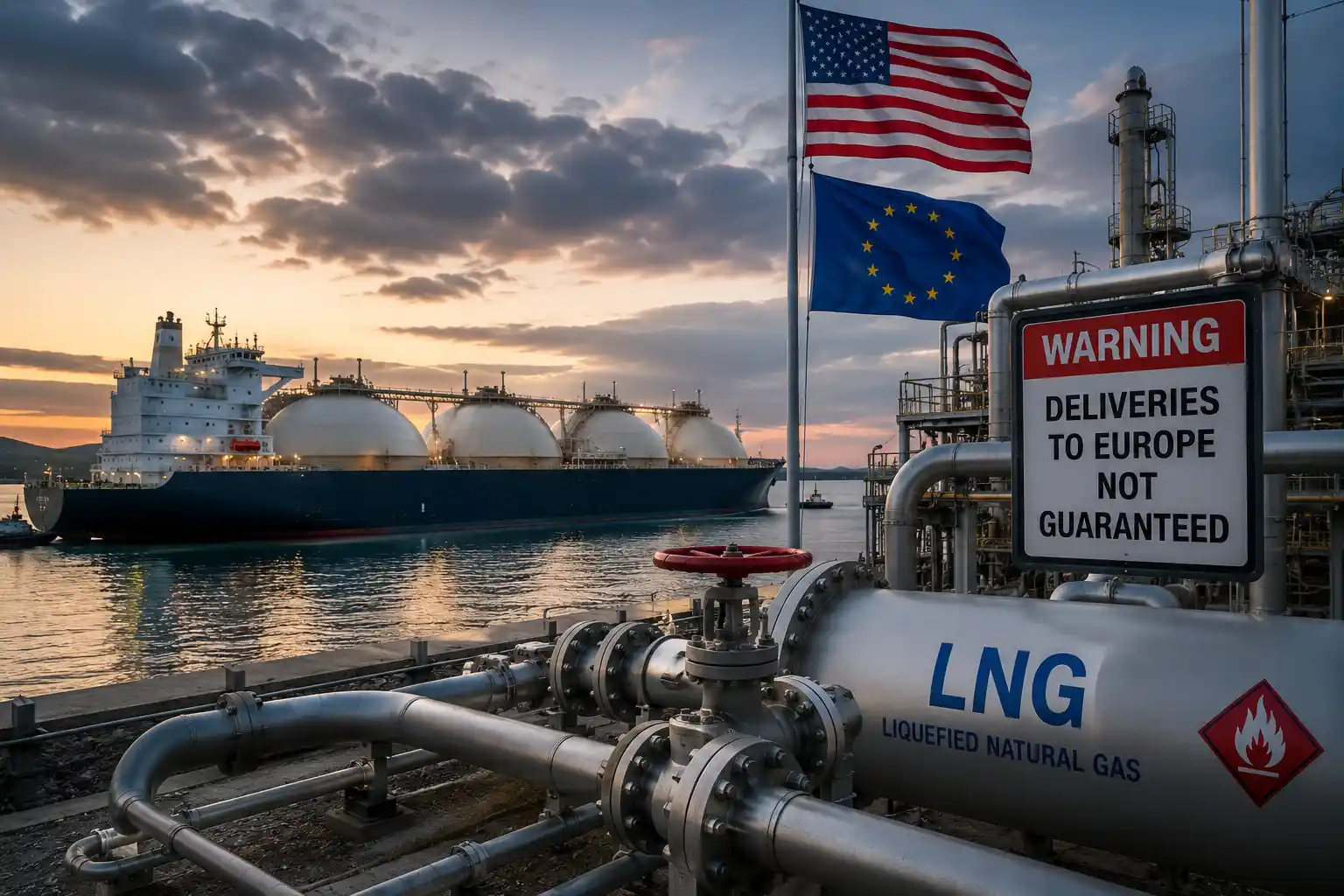 США пригрозили Европе перенаправить поставки газа