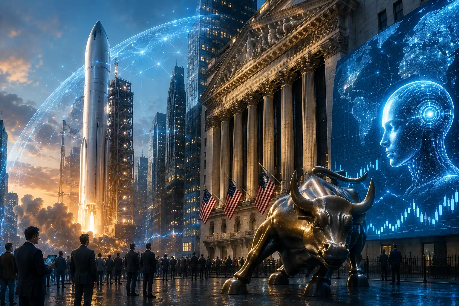 Уолл-стрит не боится триллионных IPO SpaceX и OpenAI