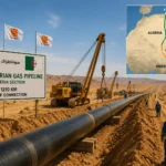Алжир начал строительство участка Транссахарского газопровода
