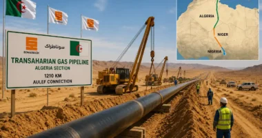Алжир начал строительство участка Транссахарского газопровода