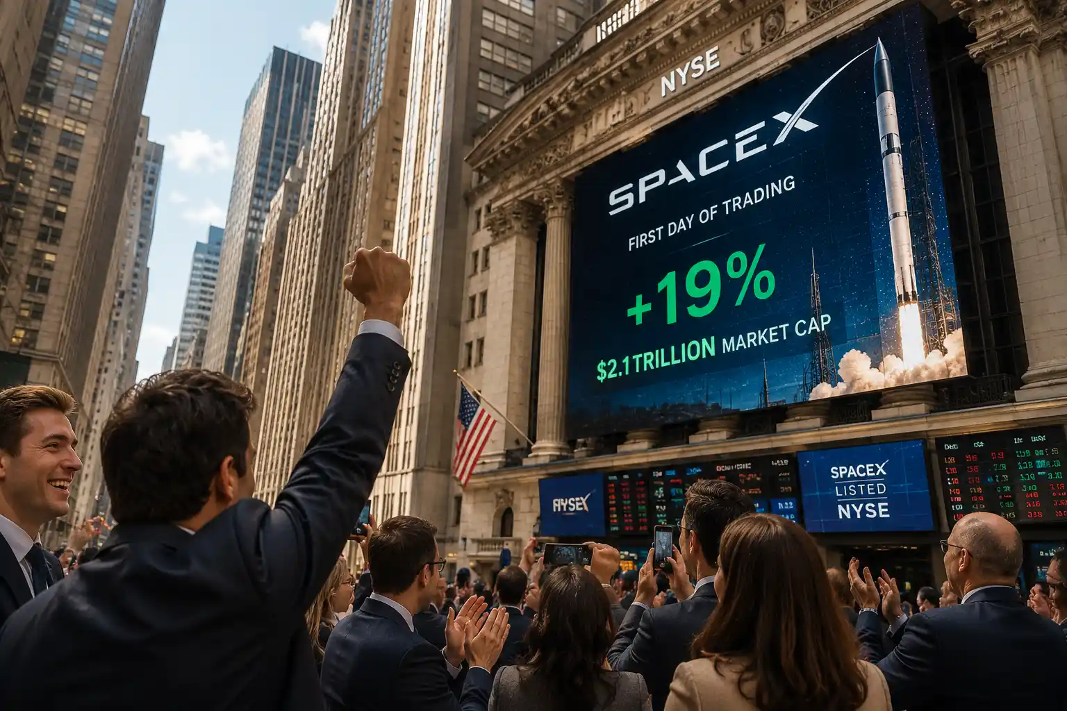 Дебют SpaceX улучшил настроение инвесторов на мировых рынках