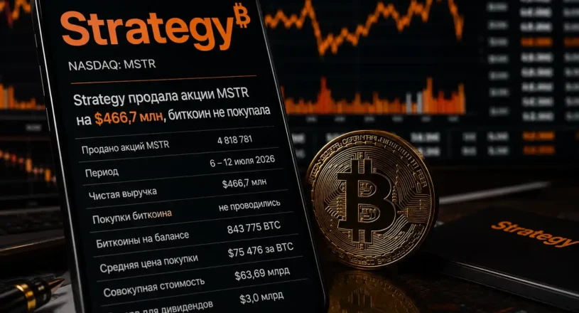 Strategy продала MSTR на $466,7