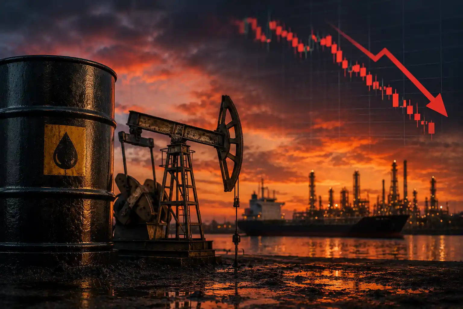 Нефть дешевеет, хотя США снова ударили по Ирану, а Тегеран ответил атаками по Кувейту и Бахрейну.